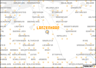 map of Lanzenhaar