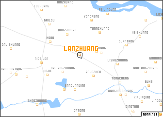 map of Lanzhuang