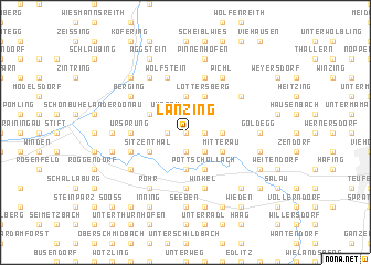 map of Lanzing