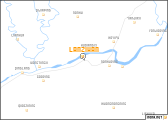 map of Lanziwan