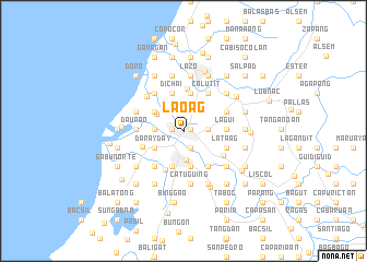 Laoag (Philippines) map - nona.net