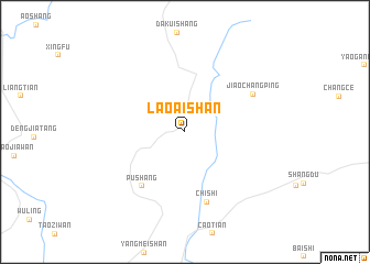 map of Lao\