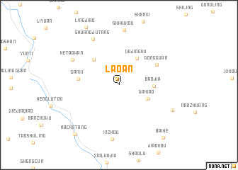 map of Lao\