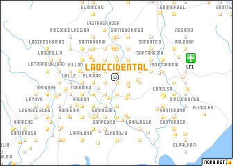 map of La Occidental