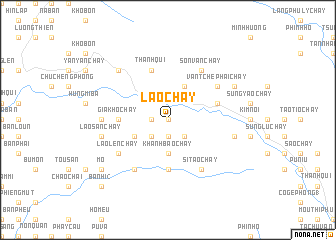 map of Lao Chay