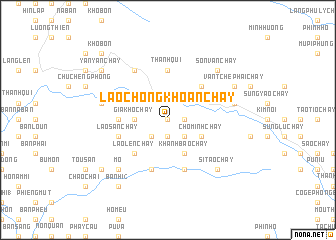 map of Lao Chông Khoan Chay