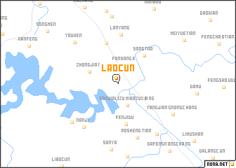 map of Laocun