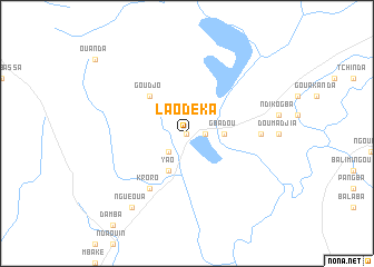 map of Laodeka