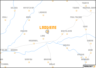 map of Laodiéré