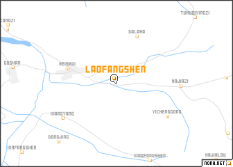 map of Laofangshen