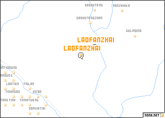 map of Laofanzhai