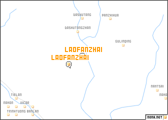 map of Laofanzhai
