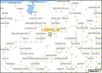 map of La Ofelia