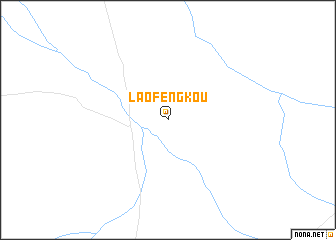 map of Laofengkou