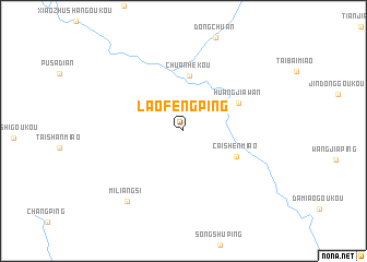 map of Laofengping