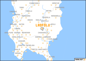 map of Lao-fo-lu