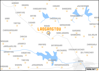 map of Laogangtou