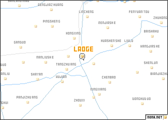 map of Laoge