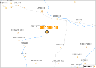 map of Laogoukou