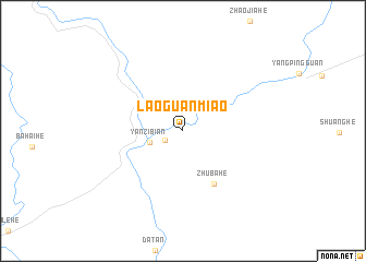 map of Laoguanmiao