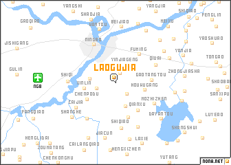 map of Laogujia