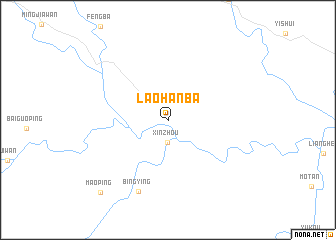 map of Laohanba