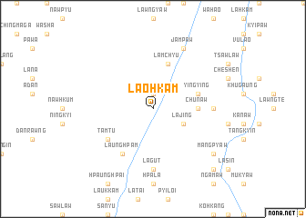 map of Laohkam