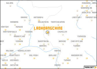 map of Lao Hoang Chine