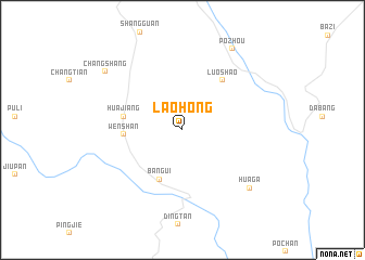 map of Laohong