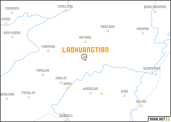 map of Laohuangtian