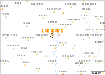 map of Laohuping