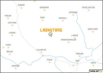 map of Laohutang