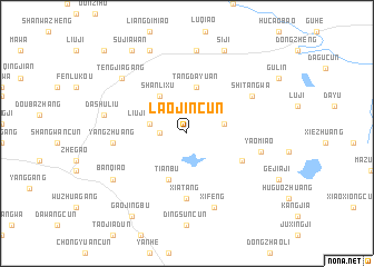 map of Laojincun
