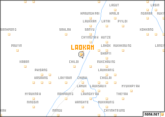 map of Laokam