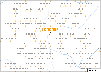 map of Laokopé