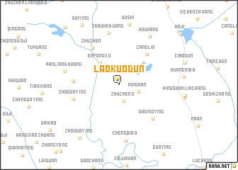 map of Laokuodun