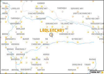 map of Lao Lên Chay