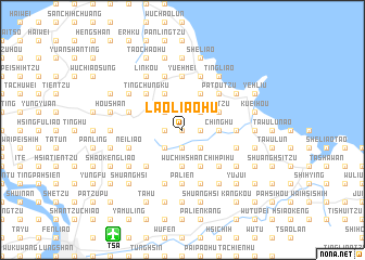 map of Lao-liao-hu