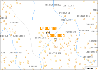 map of La Olinda