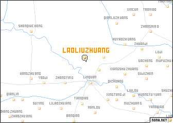 map of Laoliuzhuang