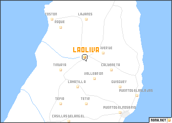 map of La Oliva