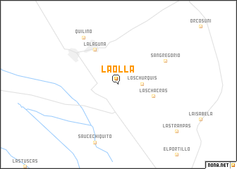 map of La Olla