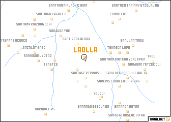 map of La Olla