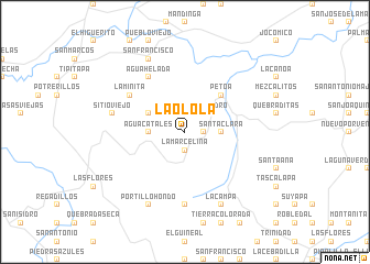 map of La Olola