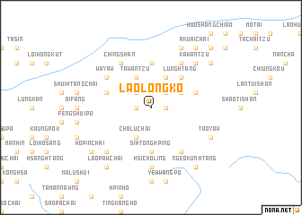 map of Laolongko
