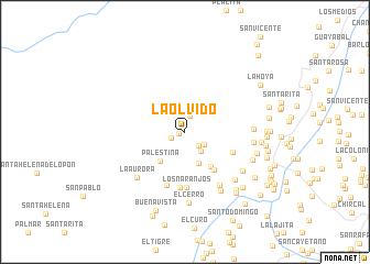 map of La Olvido