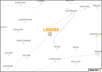 map of Laomiao