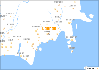 map of Laonag