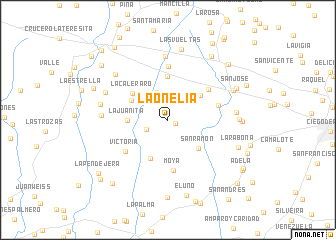 map of La Onelia