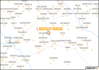 map of Laongo Yanga